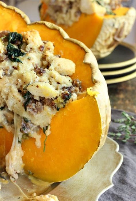 Savory Stuffed Pumpkin with Sausage and Gruyère Recipe Pumpkin