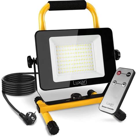 Luxari Projecteur De Chantier Led W Lm Lampe De Chantier