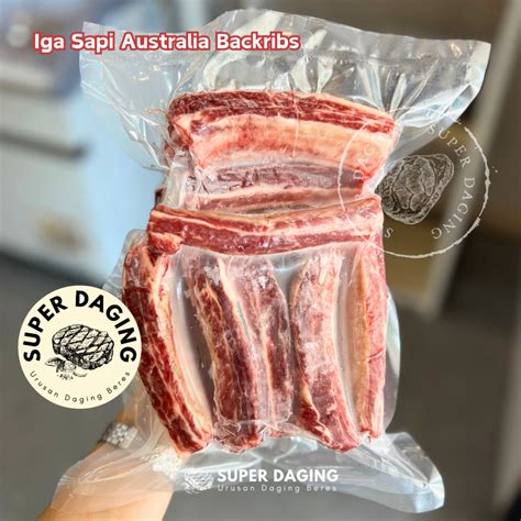 Jual Iga Sapi Konro Australian Beef Backribs 1kg Super Daging