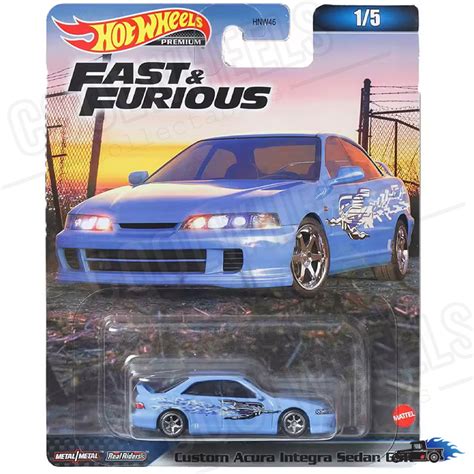 Hot Wheels Premium Fast Furious Mix Custom Acura Integra Sedan Gsr Shopee Malaysia