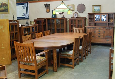 Voorhees Craftsman Mission Oak Furniture Original Vintage Gustav