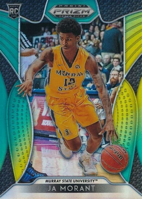 Ja Morant 2019 Prizm Draft Picks 65 Green Yellow 249 Secondary