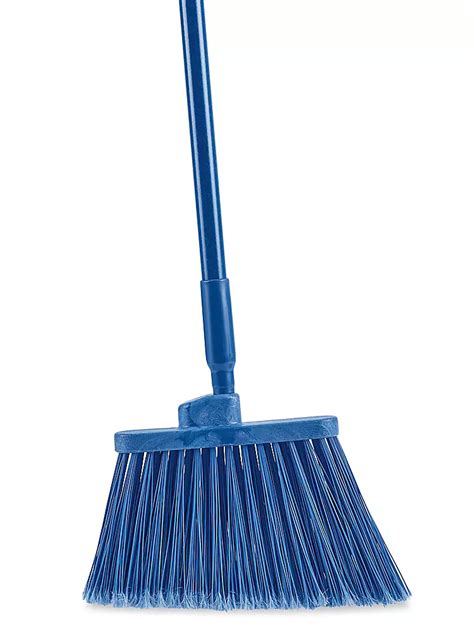 Colored Angle Broom 12 Blue H 3976blu Uline