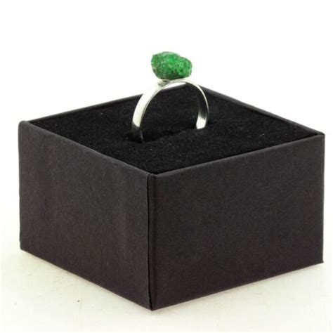 Mineralien Collection Ring Granat Tsavorit Brutto Pl Argent Ct