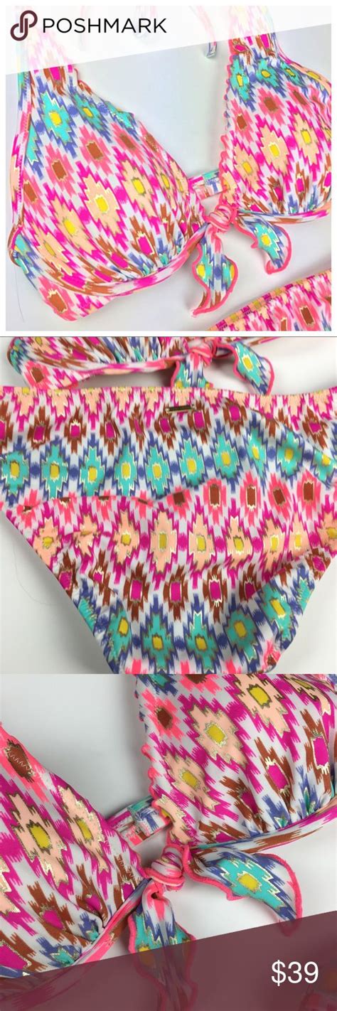 NEON Knockout Bikini Victorias Secret Tribal Vibe Victorias Secret Tribal Bohemian Tribal