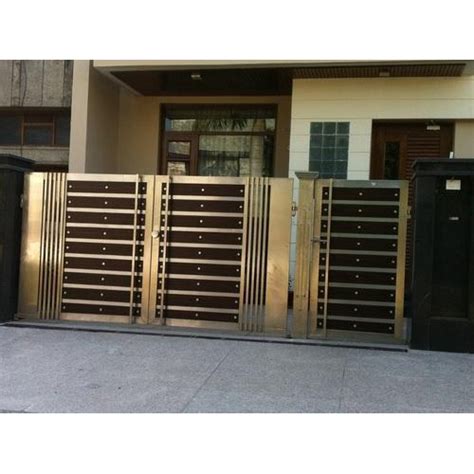 Mild Steel Steel Steel Main Gate At ₹ 650 Square Feet In Indore Id