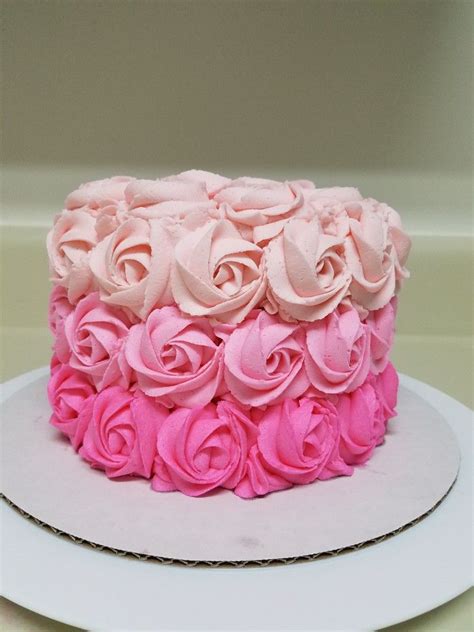 Pink Rosette Cake Contact Heather 804 283 4641 Decorator Frosting