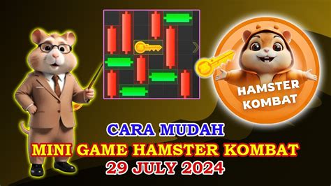 Cara Mudah Dapatkan Kunci Mini Game Hamster Kombat 29 Juli Mini Game