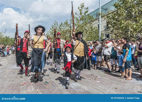 Cercavila Performance Within Vilafranca Del Penedes Festa Major