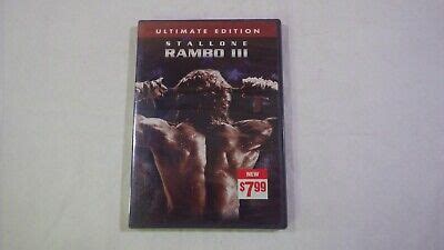 New Sealed Rambo Iii Dvd Ultimate Edition Sylvester