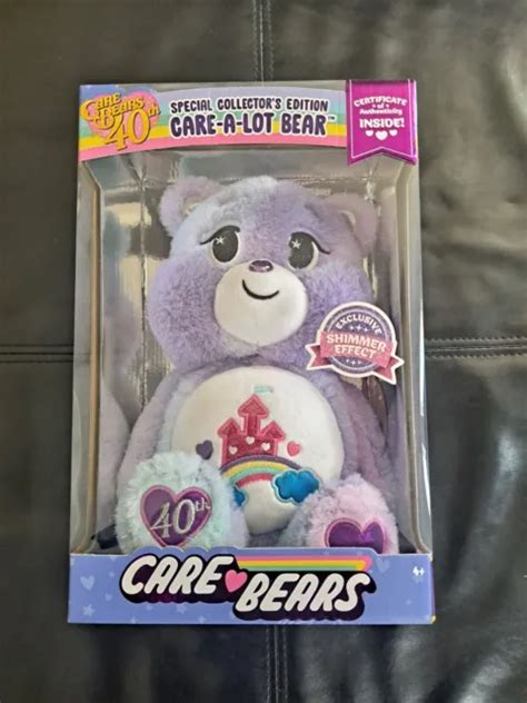 Care Bears Care A Lot Bear Th Anniversary Plush Cuddly Toy