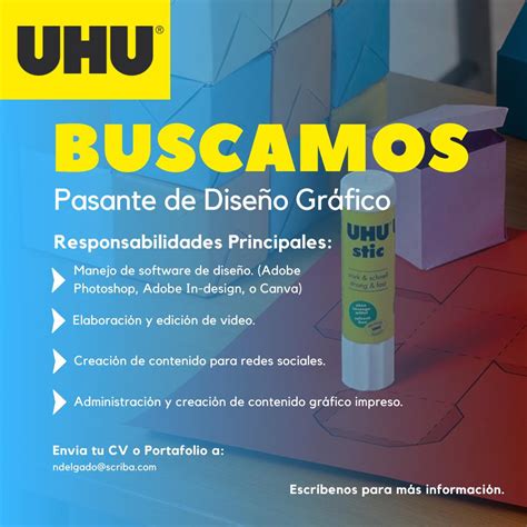 PASANTE DE DISEÑO GRÁFICO Trabajando Bolivia