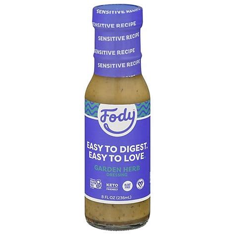 Fody Low Fodmap Garden Herb Salad Dressing