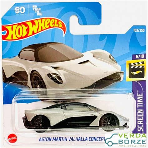 Hot Wheels Aston Martin Valhalla Concept Autómodell Neked