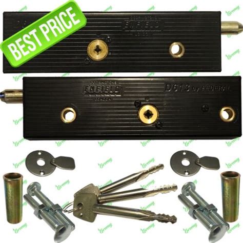 Enfield Federal Security D613 Garage Door Locks Bolts 1 Pair Keyed Alike B Grade Ebay