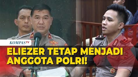 Full Hasil Sidang Etik Richard Eliezer Tetap Jadi Anggota Polri