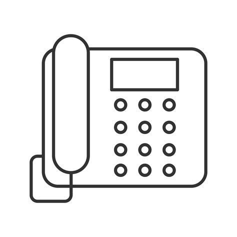 Land Phone Clipart Icon