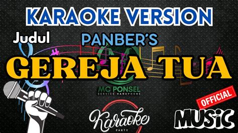 Gereja Tua Panber S Karaoke YouTube