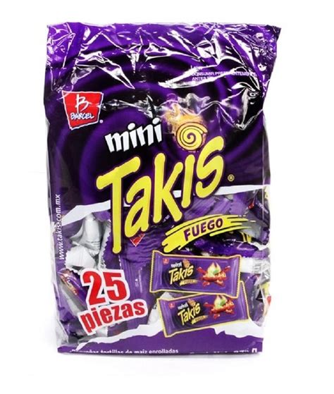 Barcel Mini Takis Fuego 25 Piezas MercadoLibre