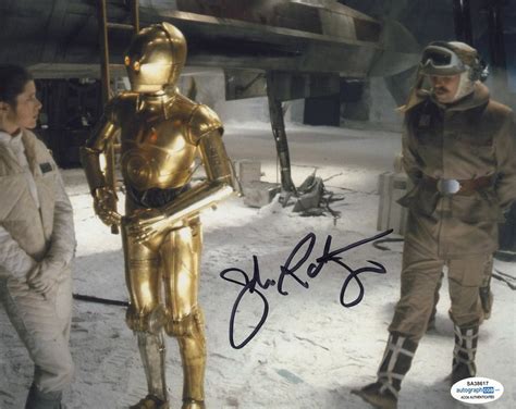 JOHN RATZENBERGER SIGNED STAR WARS EPISODE V THE EMPIRE STRIKES BACK ...