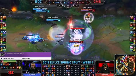 Roccat Vs Gambit LCS EU 2015 W1D2 Spring Split FR YouTube