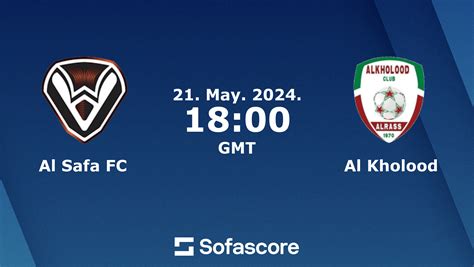 Al Safa Fc Vs Al Kholood Live Score H2h And Lineups Sofascore