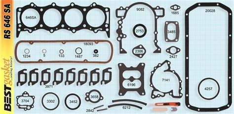 Olds 215 V8 Engine Rering Kit Rod Main Bearings Rings 1961 63 Ebay