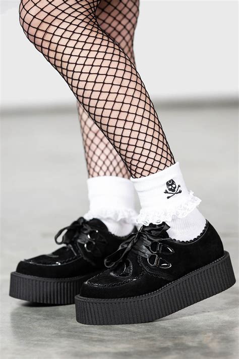 Buty Damskie Creepers Killstar Moontale Sklep Rockmetalshop Pl