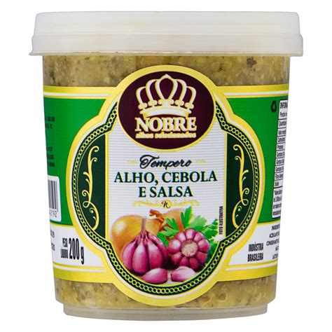 ALHO CEBOLA E SALSA NOBRE POTE 200G GTIN EAN UPC 7898352440192