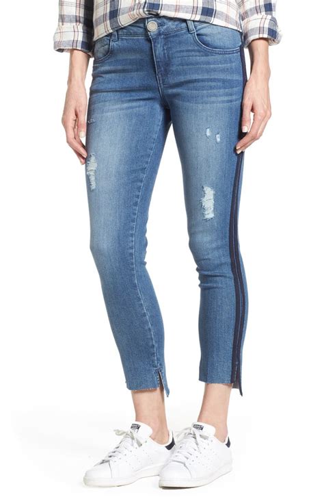 Wit And Wisdom Side Stripe Ankle Jeans Nordstrom Exclusive Nordstrom