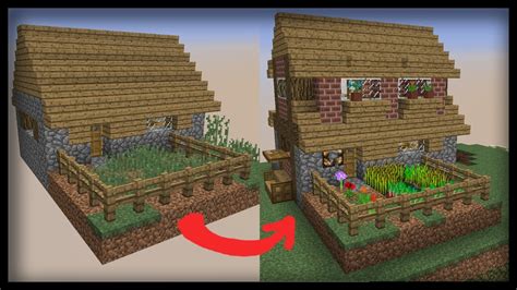 Minecraft Let S Transform A Villager House Youtube