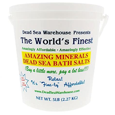 Dead Sea Warehouse Dead Sea Amazing Minerals Bath Salts Bucket 5 Lb Ebay