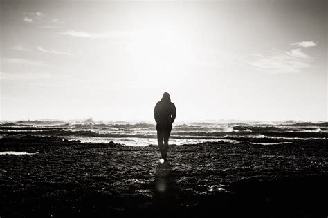 Free Images Beach Sea Coast Ocean Horizon Silhouette Light Cloud Black And White Sky