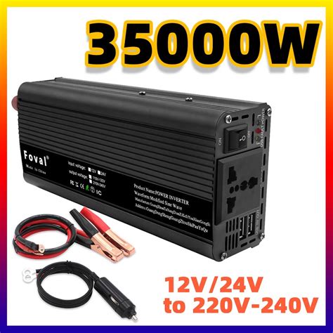 Inversor De Energia 35000W DC 12V Para AC 220V 230V Conversor De