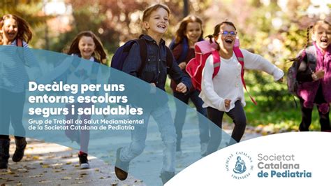 Decálogo Por Unos Entornos Escolares Seguros Y Saludables