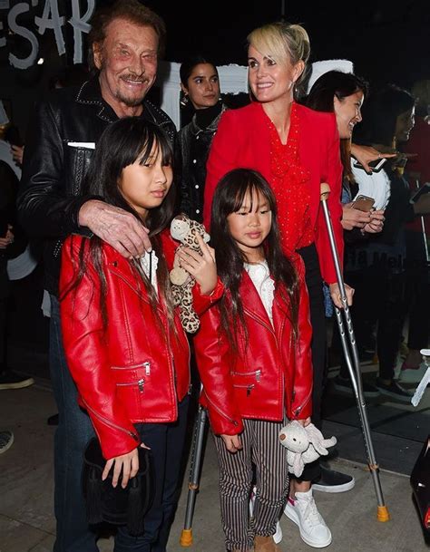 Jade Et Joy Johnny Hallyday Femmes Enfants Petits Enfants L