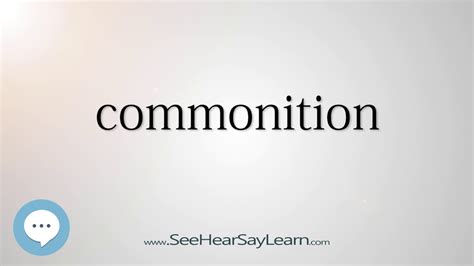 commonition (Every English Word Pronounced) 📕🔊🗣️😎 - YouTube