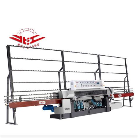 Spindles Glass Straight Line Edging Machine With Plc Control China