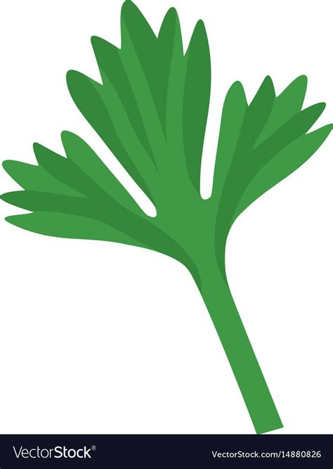 Green Leaf Icon Royalty Free Vector Image Vectorstock