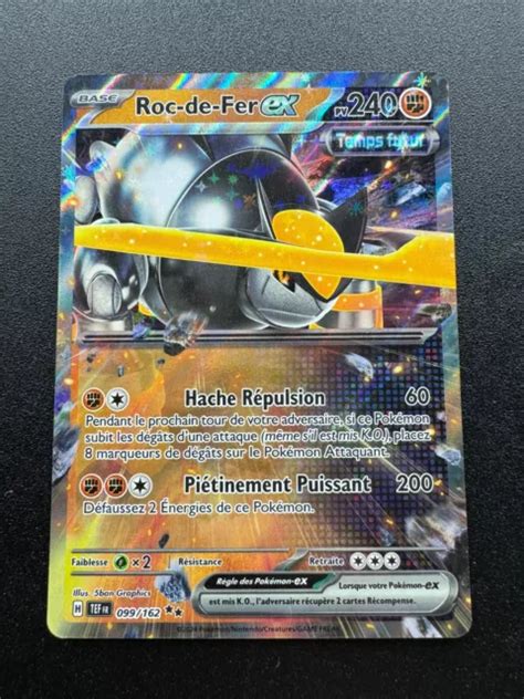 CARTE POKÉMON ROC DE FER EX 099 162 EV05 Forces Temporelles TEF FR EUR