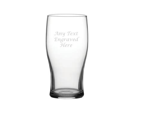 Personalised Tulip Pint Glass 20oz Etsy Australia