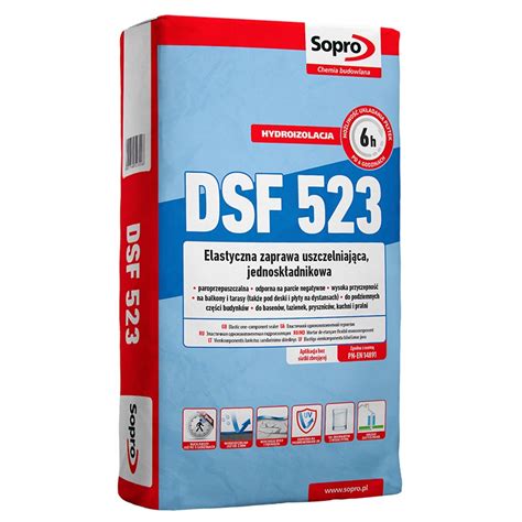 SOPRO DSF 523 zaprawa uszczelniająca elastyczna DSF523 Cena Opinie