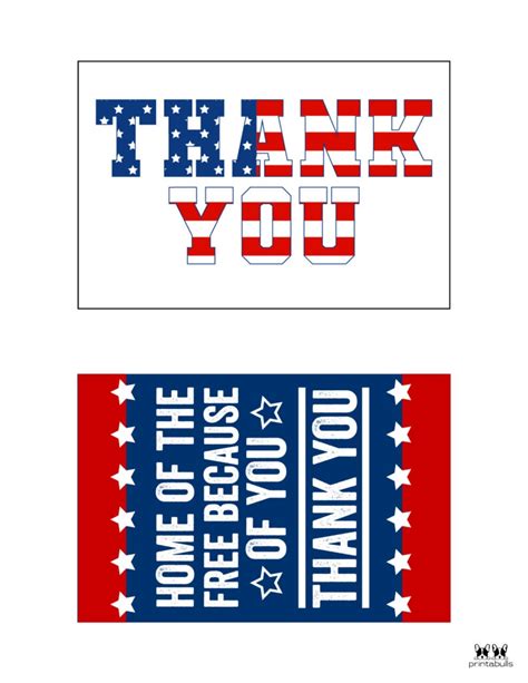 Military Thank You Cards Free Printable Printable Templates