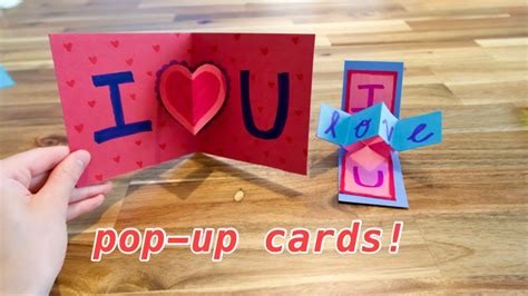 Diy Popup Valentines Cards Valentines Day Card Rose Pop Up Card Revisited