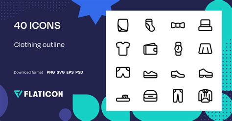 Clothing Outline Icon Pack Outline Svg Icons