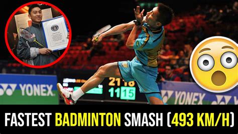 Fastest Badminton Smash 493 Kmh More Amazing Smashes Youtube