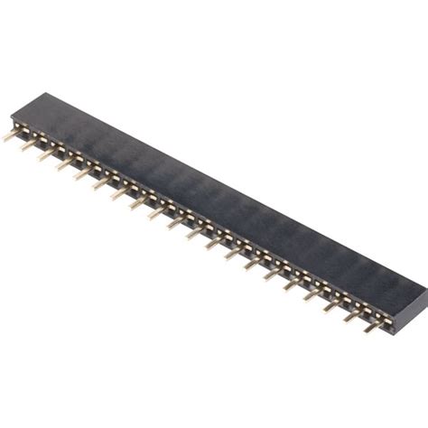 BKL Electronic Pin Header 2 54mm Pitch 3A Gold Plated Rapid Electronics