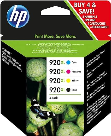 Hp C N Ae Xl High Yield Original Ink Cartridges Black Cyan Magenta