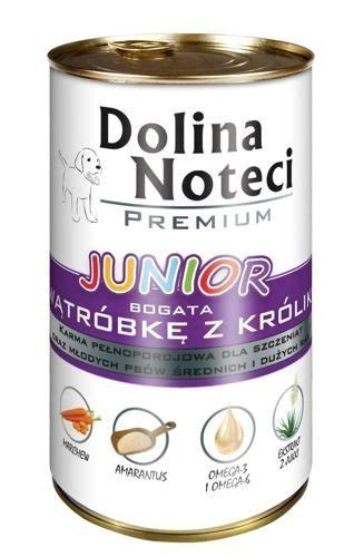 Dolina Noteci PREMIUM Junior bogata w wątróbkę z królika 12x400g