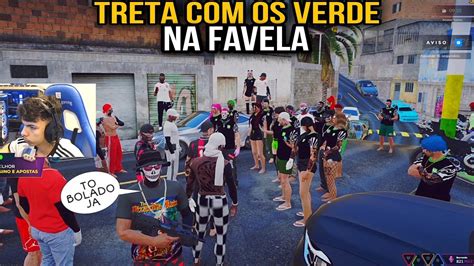 RESOLVENDO TRETA OS VERDE NA FAVELA FC BKINHO CLIPES YouTube